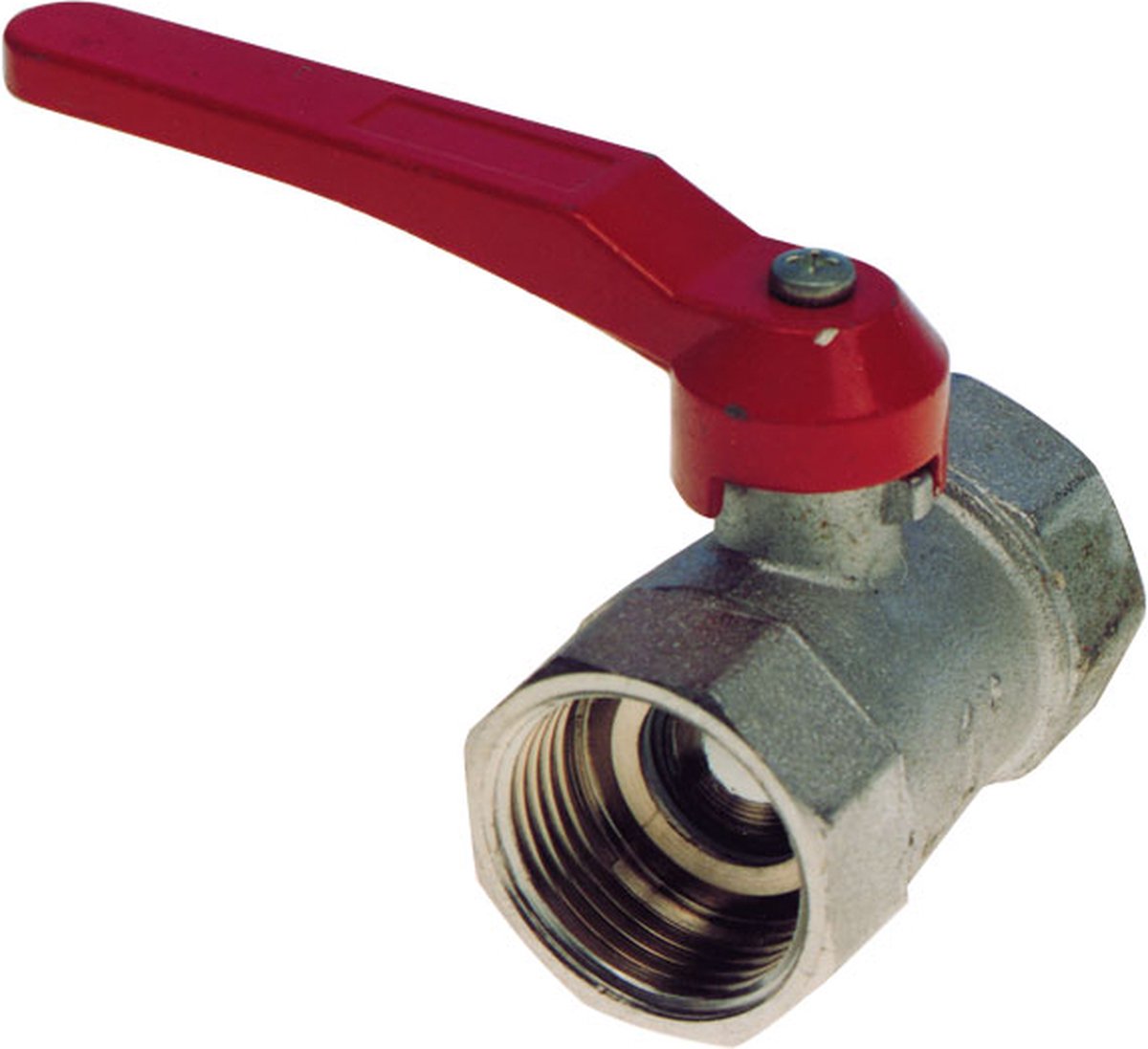 allpa Messing-vernikkelde kogelkraan, 1-1/2"
