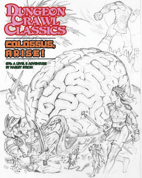 Dungeon Crawl Classics #76: Colossus, Arise! - cover