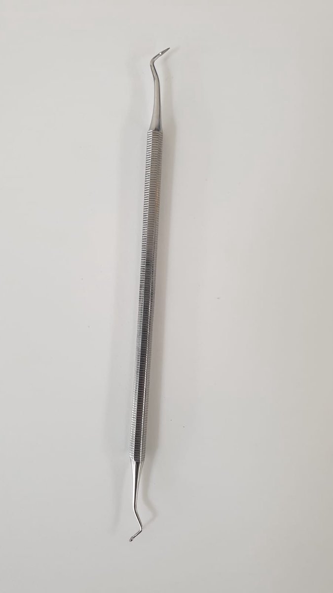 Goedkoopste Belux Surgical Instruments - Tandarts Instrument – Vulinstrument - Dubbelzijdig - Zilver - 17 cm