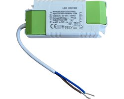 Aigostar - LED paneel driver flikkervrij - 12W 30-42V 300mA - Niet dimbaar