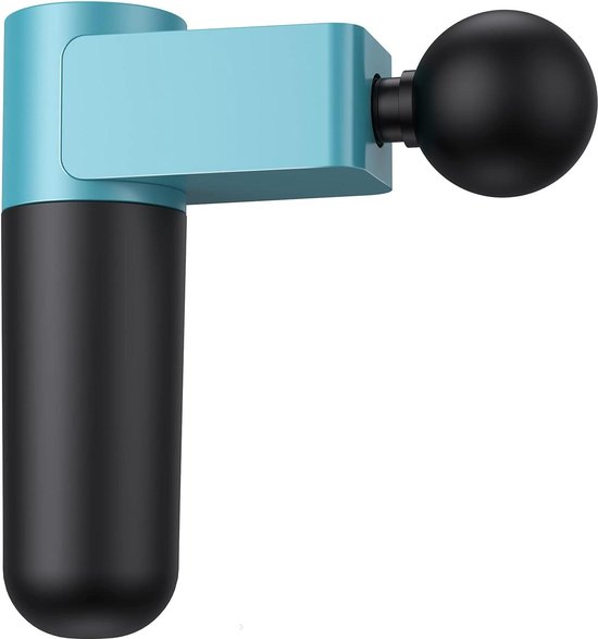 Oplaadbaar massagepistool met LED-display, zwart