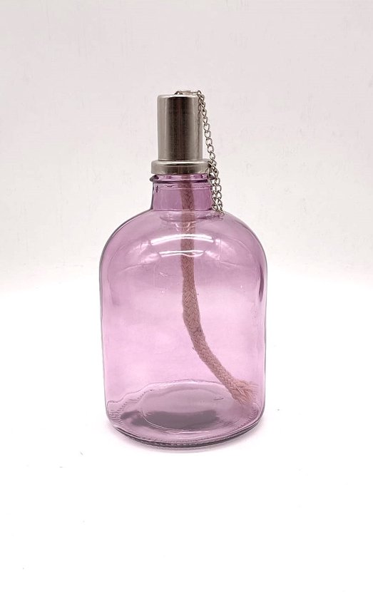 Olielamp - Lila - Glas - Woonkamer decoratie — afbeelding 2