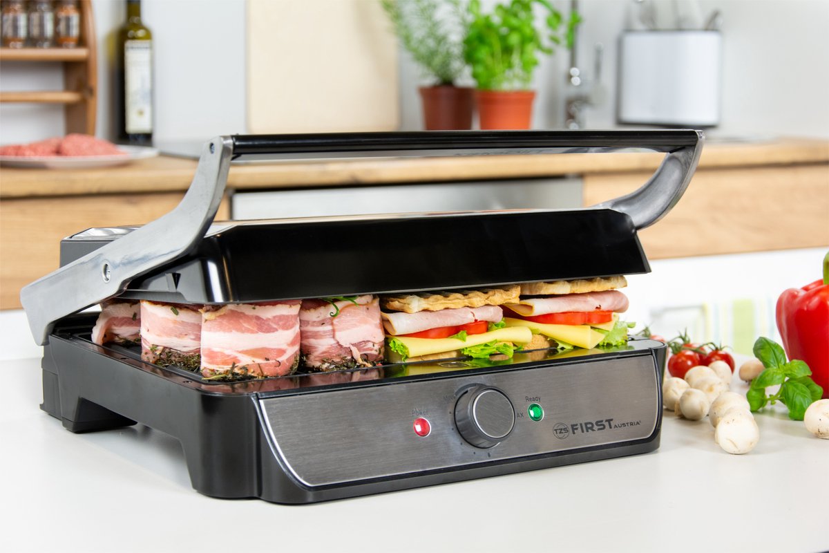 TZS First Austria Contactgrill - Tosti-apparaat thumbnail 5
