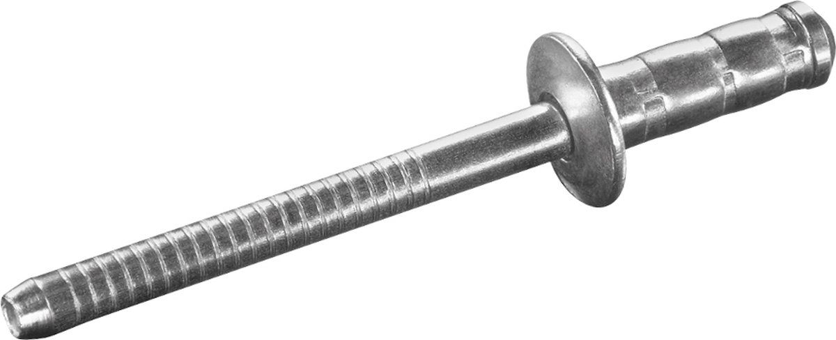 GOEBEL® - 1000 x Multi-Grip blindklinknagels (Ø x L) 3 x 10 mm - Alu Aluminium AlMG 2,5 / Staal verzinkt - Vlakke kop - MULTI - 7770130100 - Popnagel