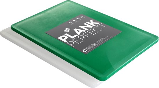 Foto: Inno cuisinno snijplank perfect 35x25cm 2 delig naturel groen