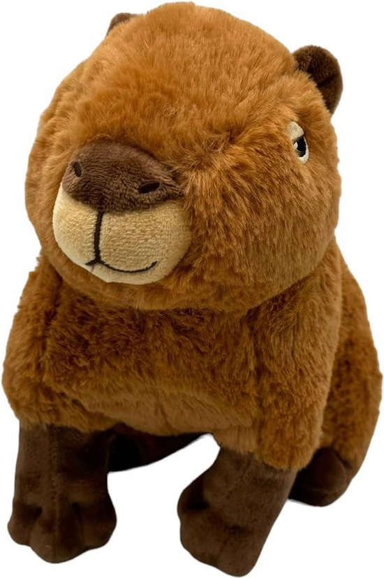 Capybara Knuffel - Bruin - Aardbei