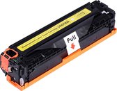 Gele toner cartridge LGWCF382A met oranje accenten en 'Pull'-sticker.