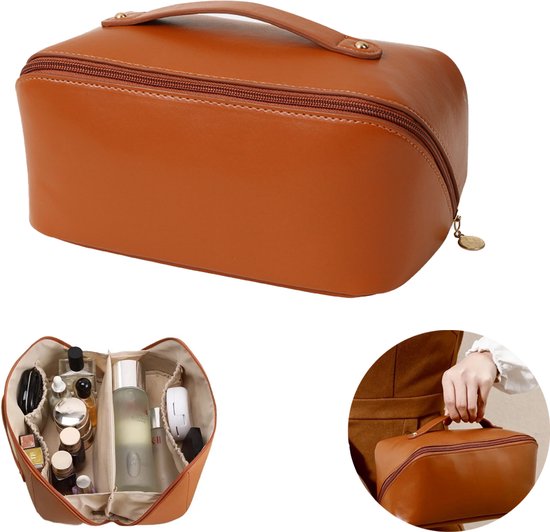 Toilettas - Beautycase - Make Up Organizer - Make Up Koffer - Make Up Tasje - Reis Toilettas - Cosmetica Tas - Reistas - LOUZIR