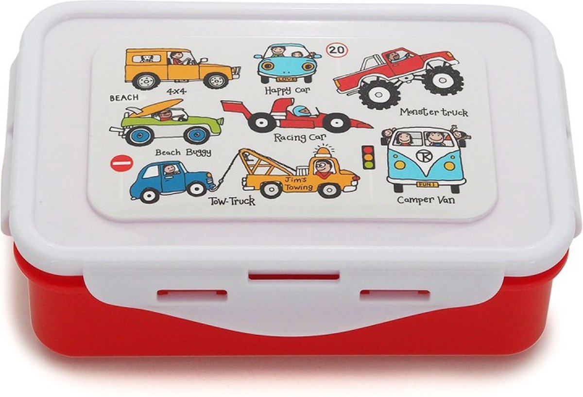 Auto's klein lunchboxje (17 x 11 x 5 cm) - Tyrrell Katz