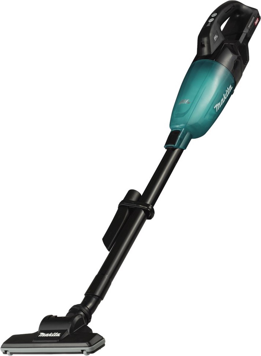 Makita CL001GZ04 | Steelstofzuiger | 40 V Max | Zwarte uitvoering met blauwe transparante capsule | Body | zonder accu's en lader