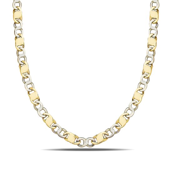 Bijoutier Zwartevalk Collier bicolore en or 14 carats - BF 997/50cm
