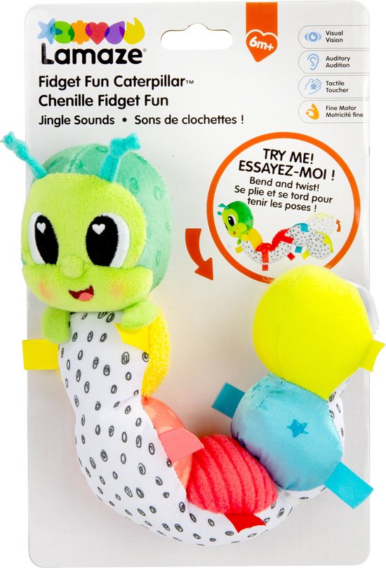Lamaze Frutselrups - Educatief babyspeelgoed - Spelen en ontdekken - Knuffel van Lamaze — afbeelding 2