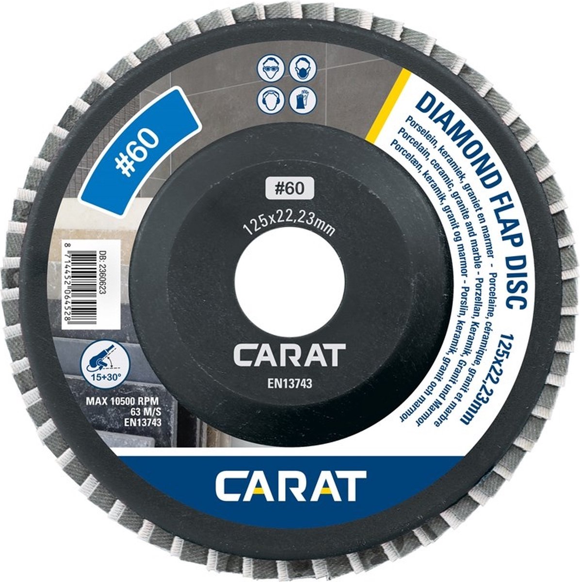 Carat Diamant Lamellenschijf Ø125mm #60 - EFD0600000