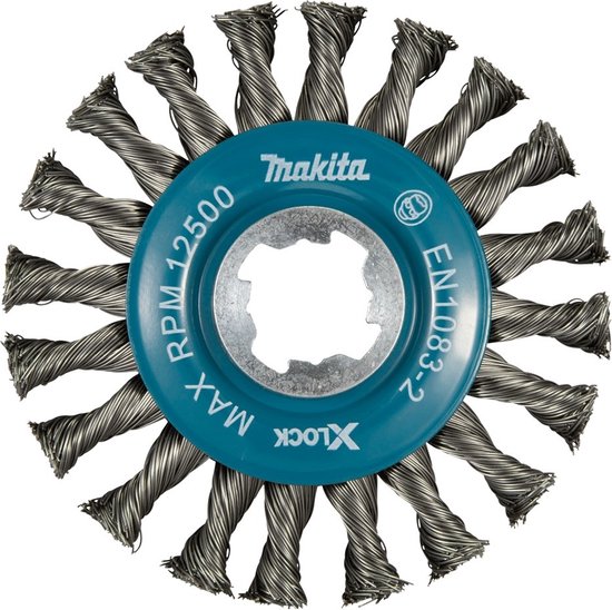 Brosse ronde X-LOCK inoxydable nouée 125x mm osborn Brosse ronde X-LOCK inoxydable nouée 125x mm osborn