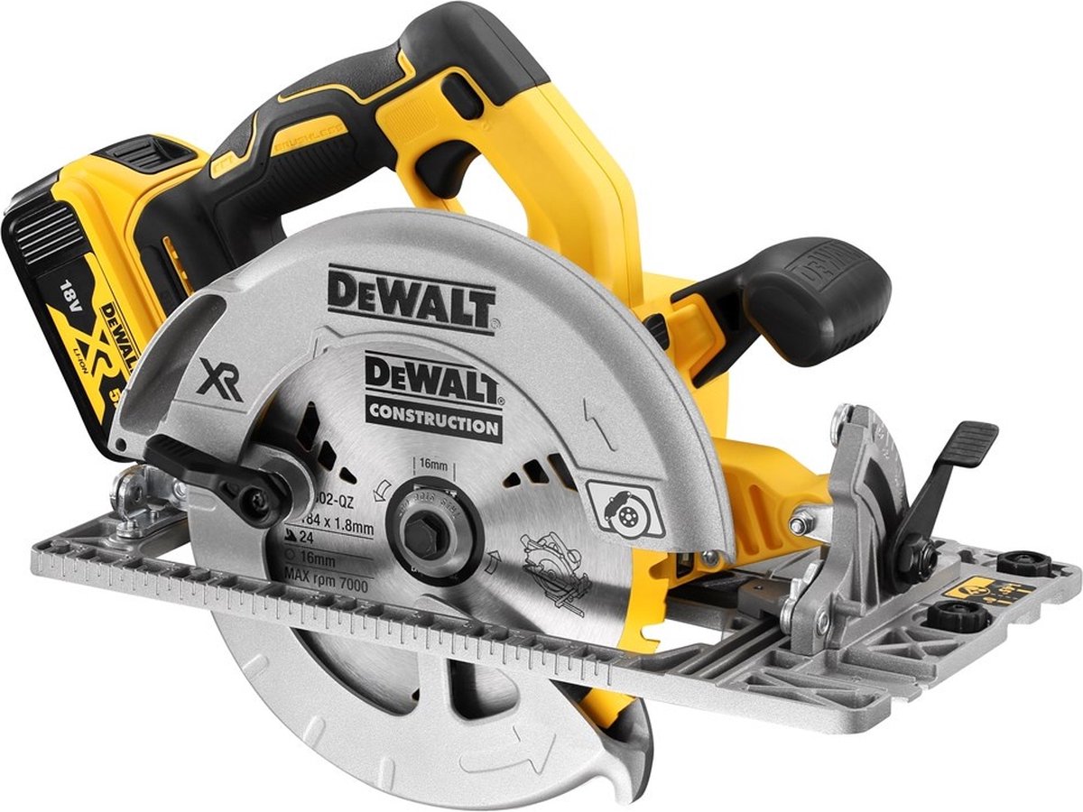 DeWALT DCS572P2 Accu cirkelzaag 184mm 18V XR 5.0Ah in TSTAK