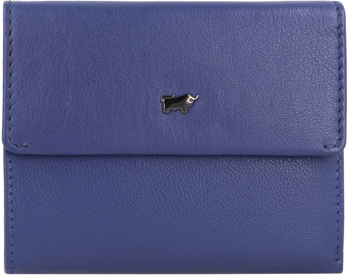 Braun Büffel Leren Portemonnee Anna RFID 8CS Wallet Saphir Blauw