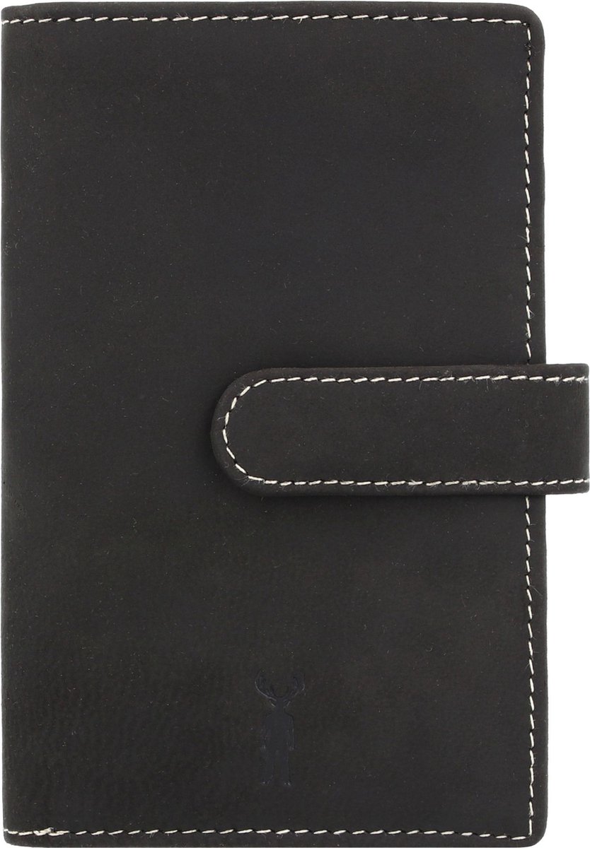 Jack Kinsky Baltimore 818 Portemonnee RFID Leer 15 cm - Jongens - Staand formaat - anthrazit