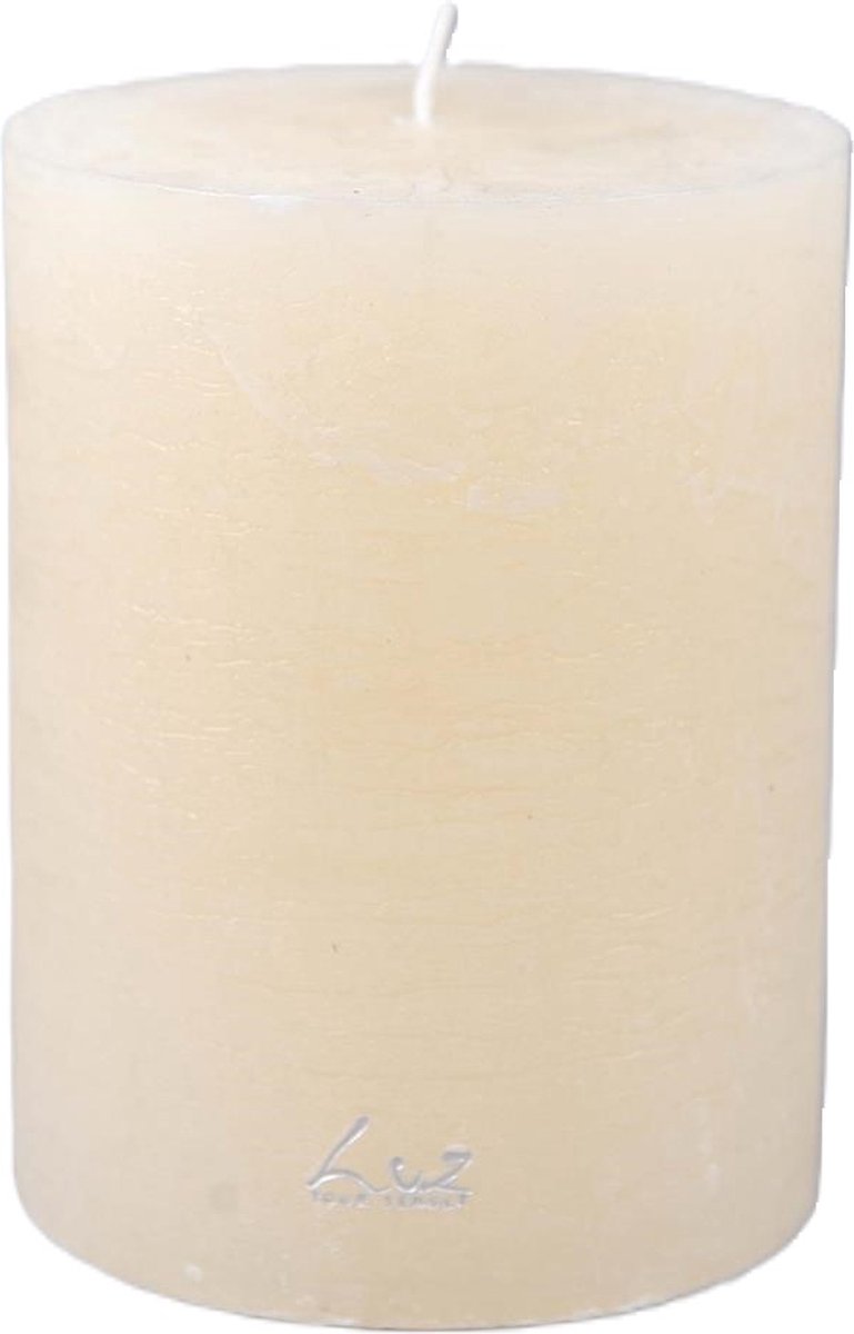 LUZ Rasteli Luz Your Senses Stomp Kaars Wit-Aspergewit D 10 cm H 13 cm