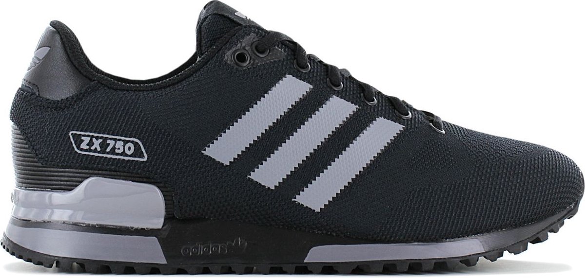 adidas Originals ZX 750 WV WOVEN - Heren Sneakers Schoenen Zwart