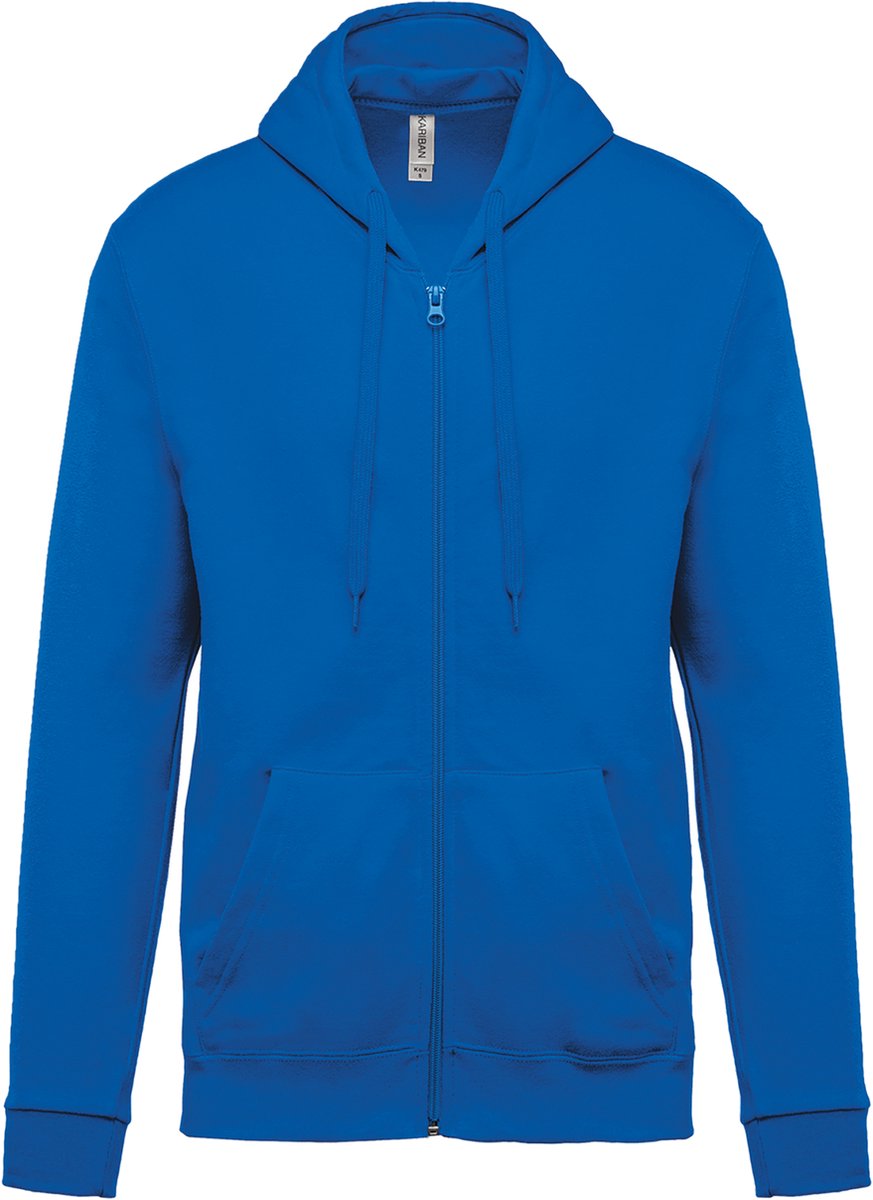 Kariban Sweater met rits en capuchon K479 - Light Royal Blue - XS