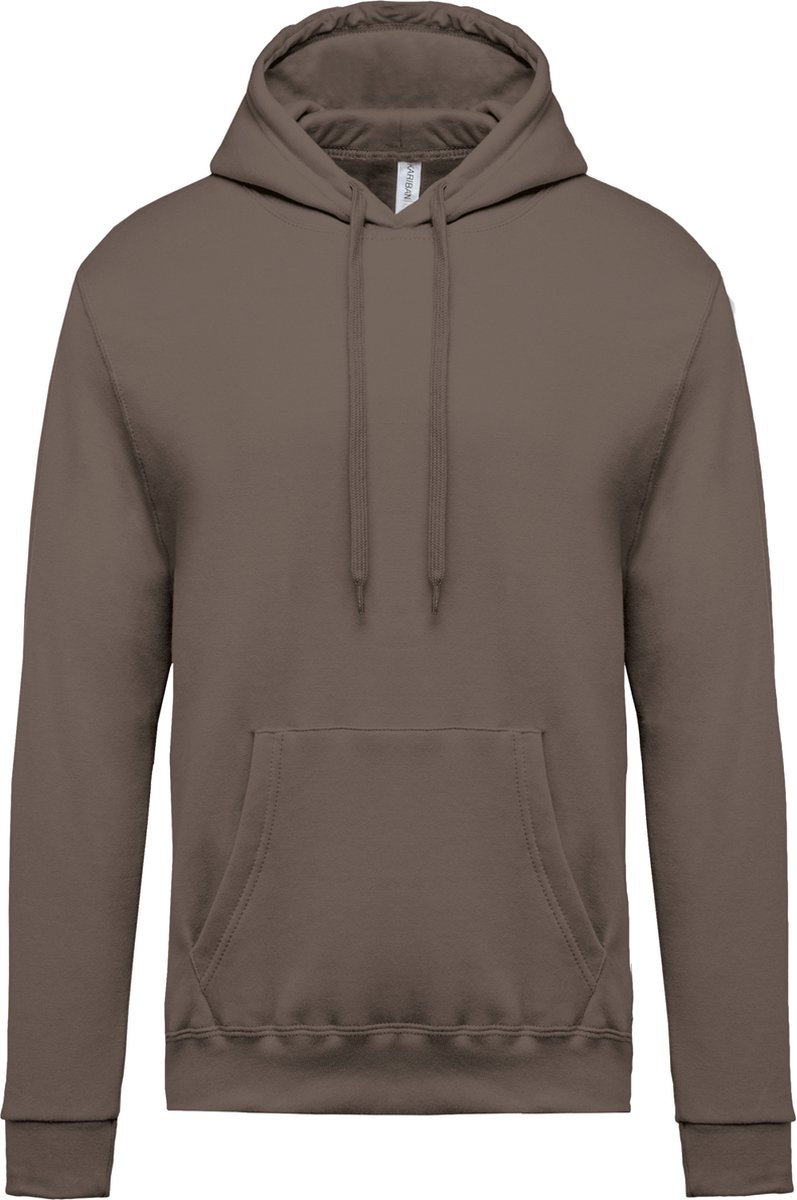 Kariban Herensweater met capuchon K476 - Moka Brown - XS
