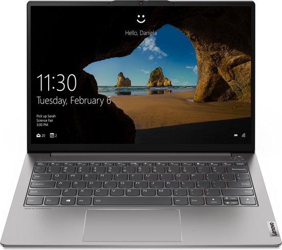 Lenovo ThinkBook 13s G2 ITL Intel® Core™ i5 i5-1135G7 Laptop 33,8 cm (13.3") WUXGA 8 GB LPDDR4x-SDRAM 256 GB SSD Wi-Fi 6 (802.11ax) Windows 11 Pro Brits Engels Grijs - Lenovo - Hoofdafbeelding