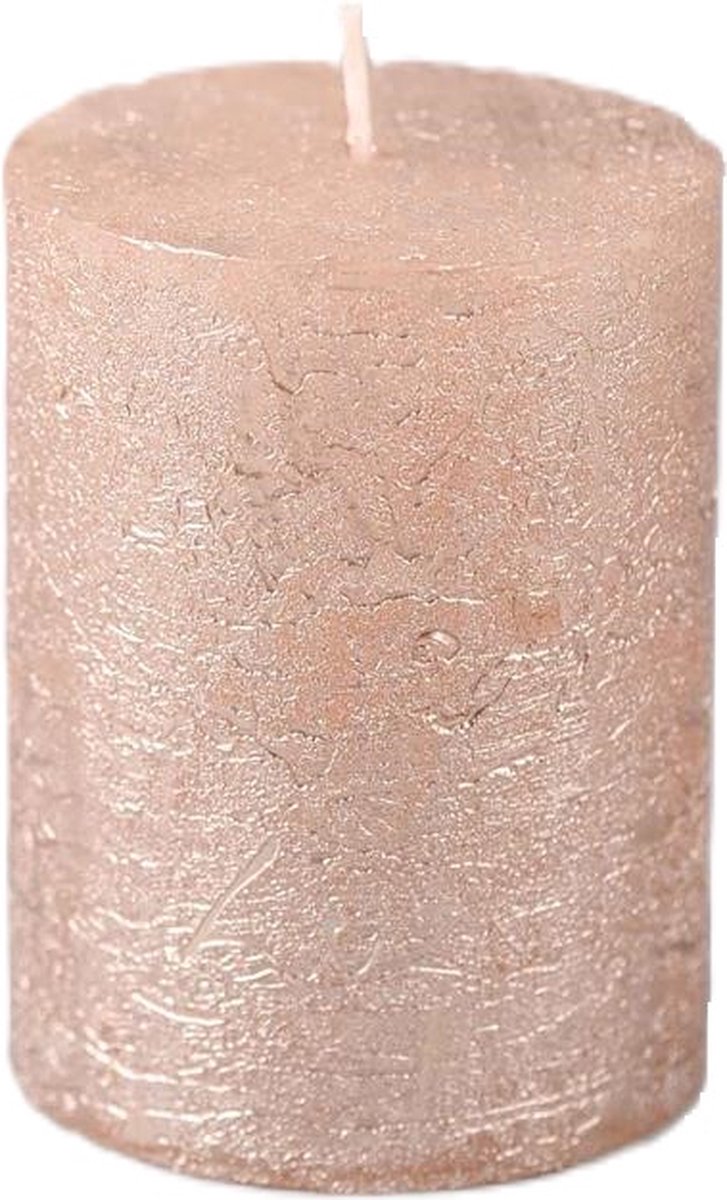 Rasteli Luz Your Senses Stomp Kaars Goud-Champagne Gold D 6 cm H 8 cm Per 2 Stuks