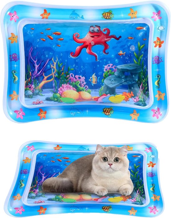 Waterspeelmat Kat - Water speelmat kat - Waterspeelmat voor katten - Sensorische watermat voor katten