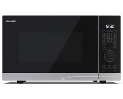 Sharp YC-PG234AE-S magnetron Zwart, Zilver Grill-magnetron Aanrecht 23 l 900 W