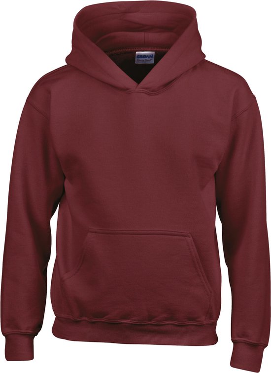 Gildan Youth Hooded Sweatshirt - Style G18500B Maroon Pullover Hoodie