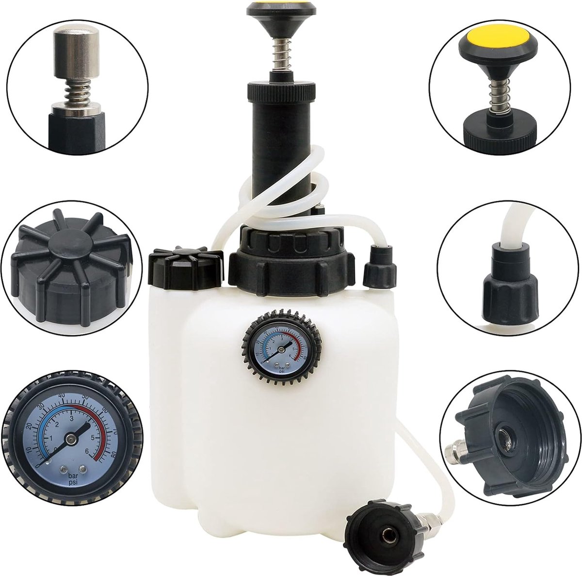 Remontluchtingsset - Vacuümtester voor auto & motor - Complete set met