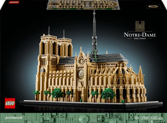 Foto: Lego architecture notre dame van parijs 21061