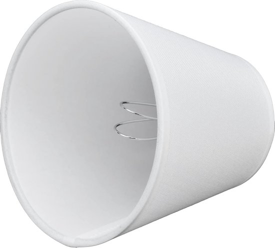 Kleine lampenkap, 3 stks wijnrood vat stof lampenkap moderne clip op lampenkap 4,3 boven x 5,9 onder x 5,5 hoog voor wandkaars tafellampen