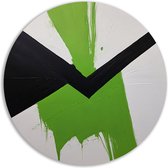 Balance murale art abstrait - Balance murale minimaliste - Plaque murale Salon - Décoration murale chambre enfant - Tableau rond - Décoration bureau cercle mural aluminium 70x70 cm