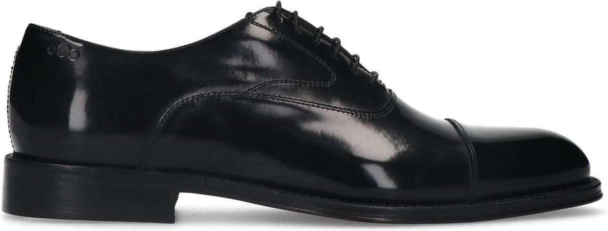 Heritage - Heren - Zwarte leren veterschoenen - Maat 41