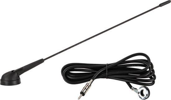 Antenne Aileron De Requin Pour Voiture - Remplacement AM/FM, Noire, Installation Facile Sans Perçage