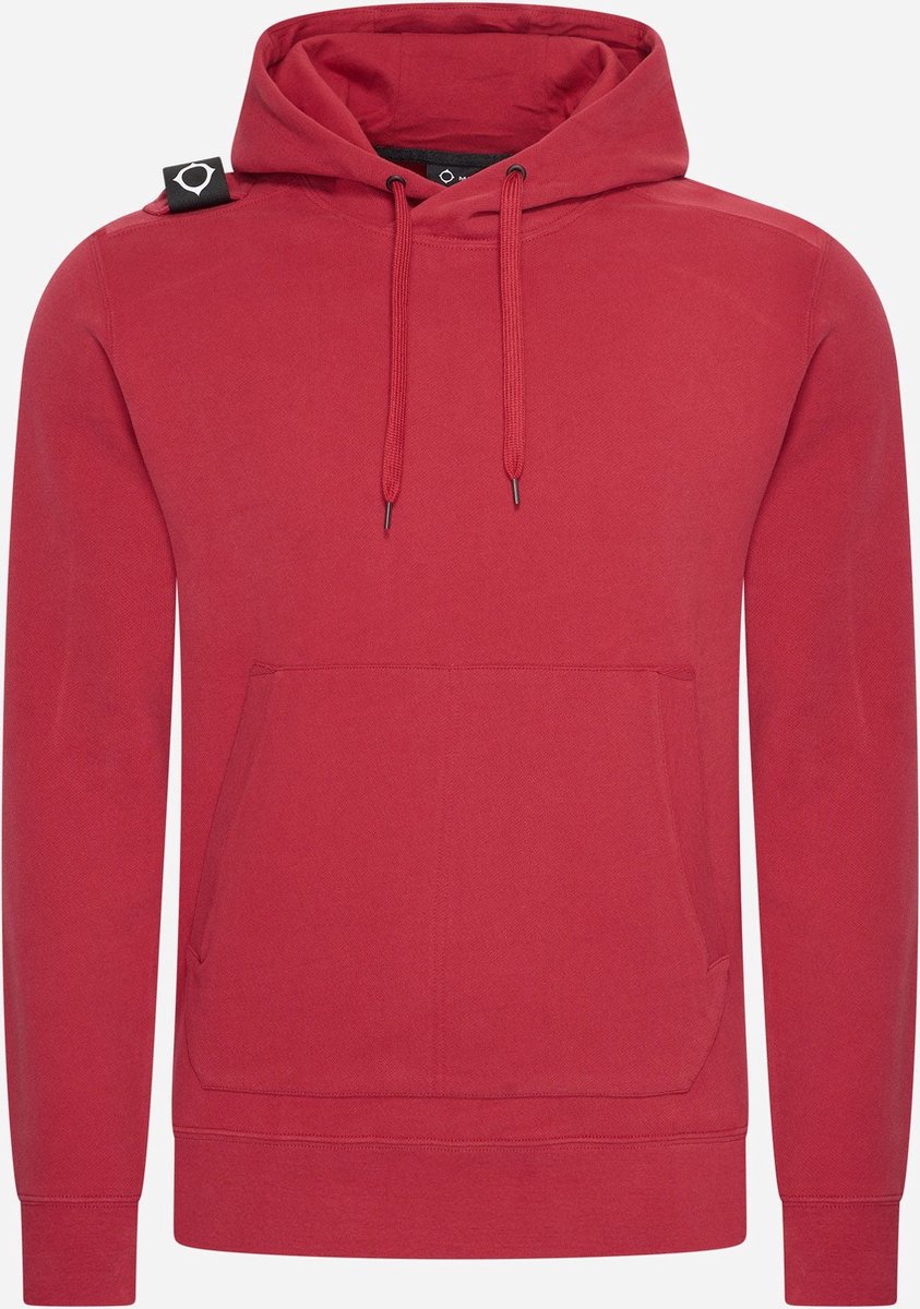 MA.Strum Core overhead hoody - carmine red
