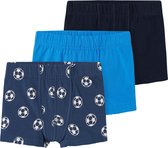 NAME IT NMMTIGHTS 3P DARK DENIM FOOTBALL NOOS Jongens Onderbroek - Maat 98