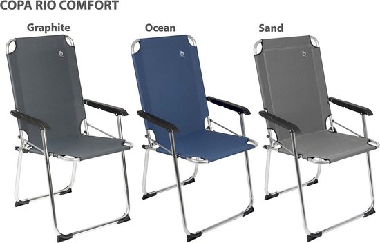 Bo-Camp - Stoel - Copa Rio - XL - Graphite van Bo-Camp — afbeelding 4
