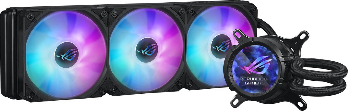 ASUS ROG STRIX LC III 360 ARGB LCD waterkoeling 4-pin PWM
