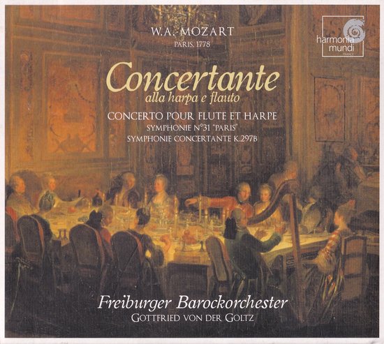 Concertante Alla Harpe E Flauto - Wolfgang Amadeus Mozart - Freiburger Barockorchester o.l.v Gottfried von der Goltz