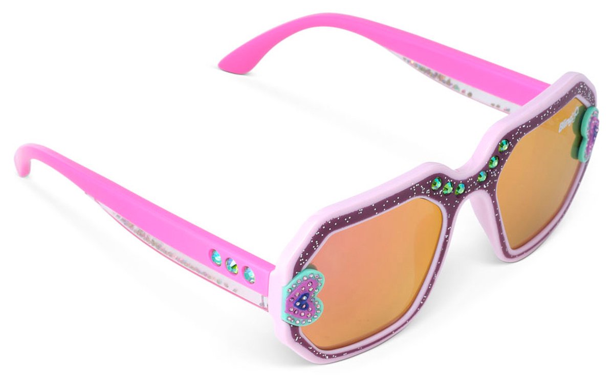 Bling2o ZONNEBRIL: MIAMI BEACH - Ultraviolet, siliconen, 100% UV bescherming, in doorzichtige bewaardoos, 3+