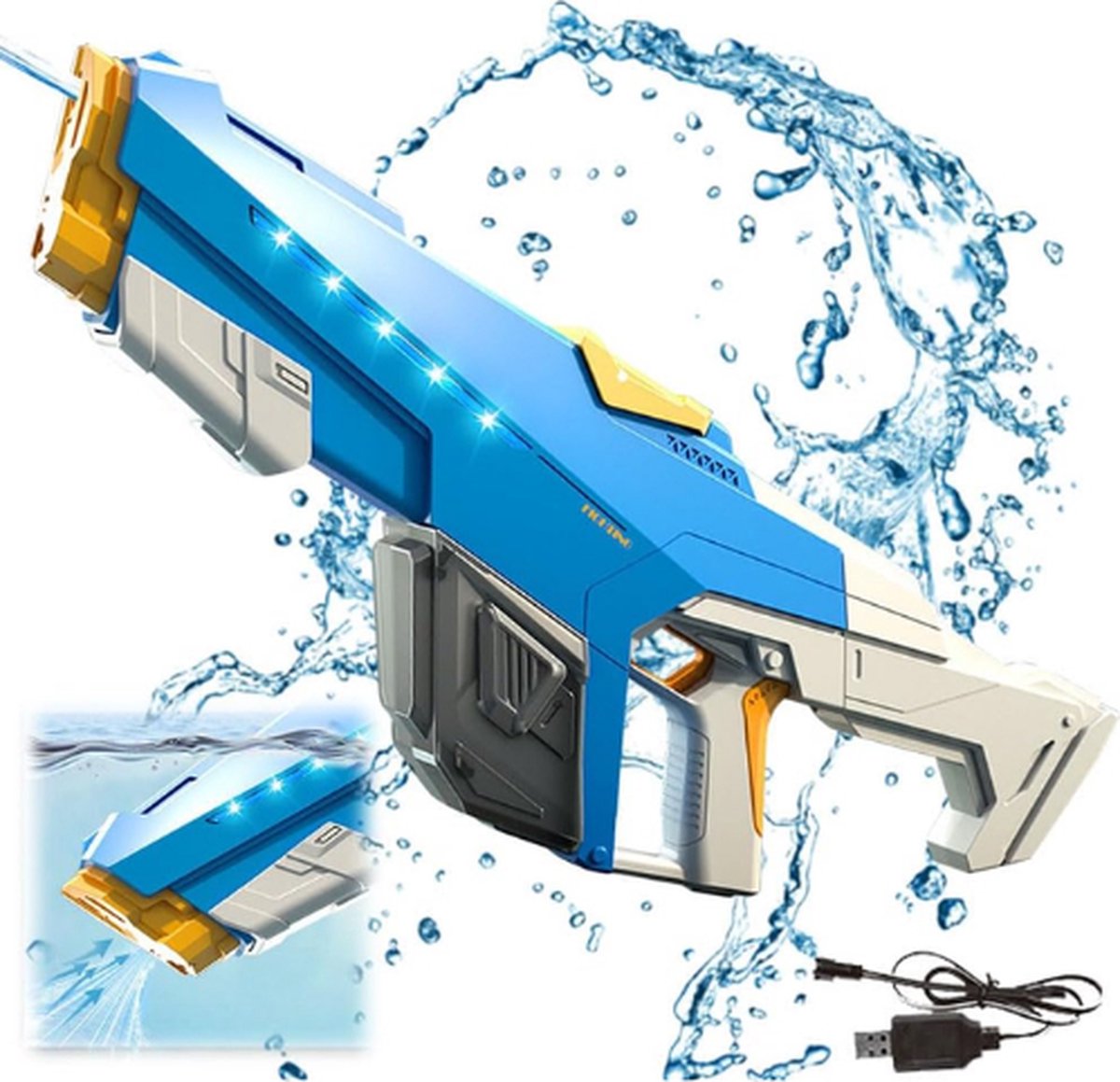 TADES® HighTec Series - Elektrische Waterpistool - Super Soaker - Waterpistool - Waterpistool Elektrisch - Automatisch Waterpistool - Water Pistool - Waterpistool Elektrisch - Watergeweer - Supersoaker