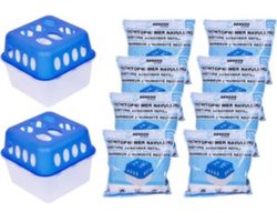 Benson clean vochtopnemers - 2 stuks - inclusief 8 navullingen van 400 gram