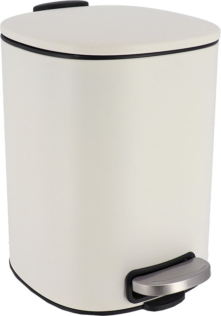 Goedkoopste Pedaalemmer 5L Karen Wit