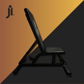 Bol.com Halterbank - Benchbank - Fitnessbank - verstelbare benchpress - Zwart aanbieding