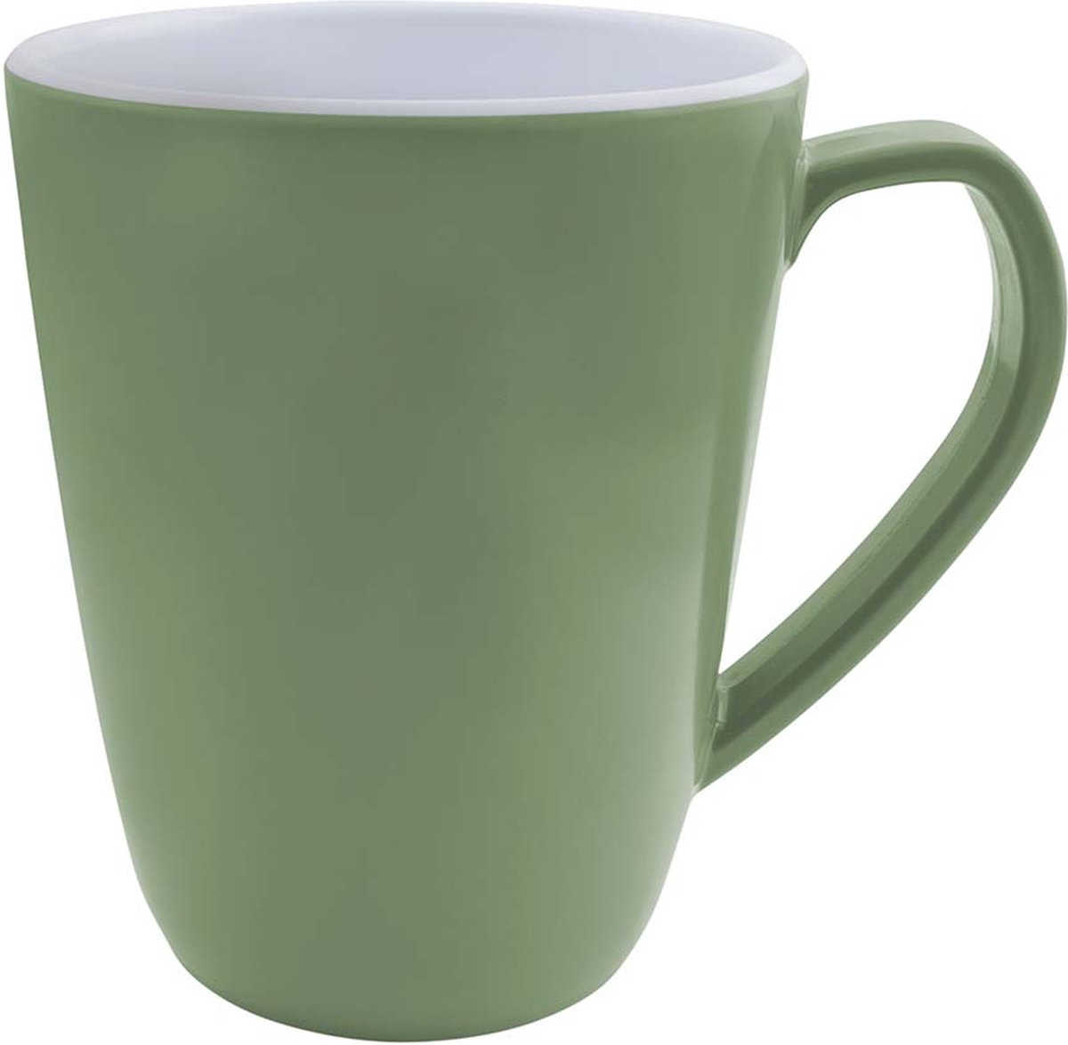 Bo-Camp - Mok L - Two-tone - Melamine - 4 Stuks - Groen