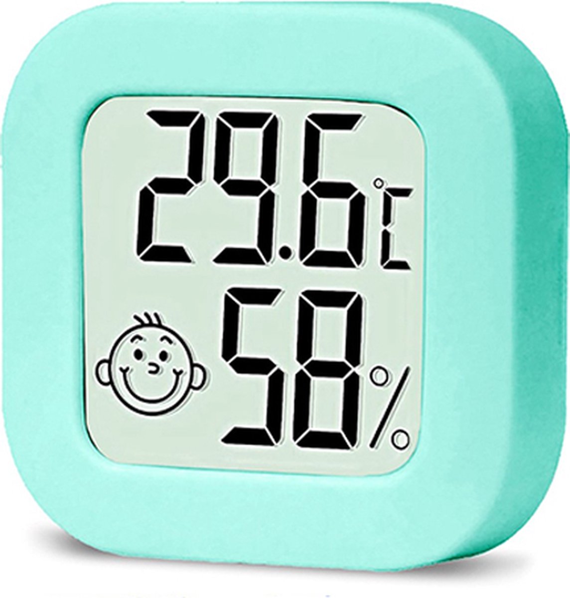 Bol.com Hygrometer - Digitale Weerstation - Luchtvochtigheidsmeter - Thermometer Hygro Binnen - Inclusief Batterij en plakstrip aanbieding
