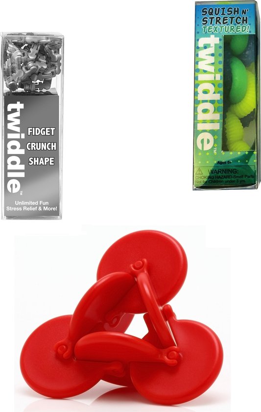 Foto: Fidget voordeelset xiii tangle osm twiddle combo 3 pack