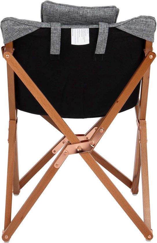 Bo-Camp - Urban Outdoor - Relaxstoel - Bloomsbury - S - Oxford polyester - Grijs van Bo-Camp — afbeelding 4